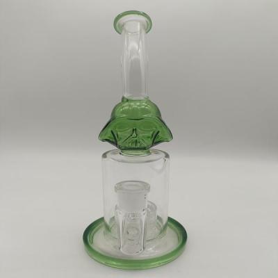China 17in Clear Tobacco Straight Tube Bongs Glass Smoking Tube With Various Accessories for sale