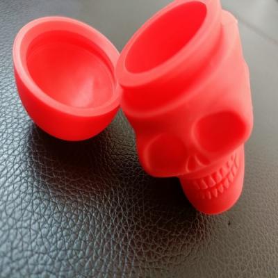 China 14mm Female Joint Miniature Small Silicone Bong With Carb Hole And Ice Catcher for sale