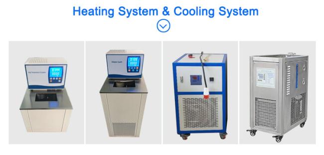 molecular distillation heater and chiller