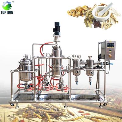 China Traditional Chinese Medicine Molecular Distillation Herbal Distillation Machine for sale