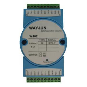 China Bus data acquisition module, blue data acquisition module Eight channels DIN35 3000V isolation for sale