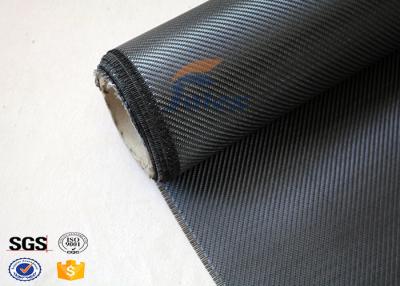 China Light Weight Silver Coated Carbon Fiber Fabric  , Twill Carbon Fiber Cloth for sale
