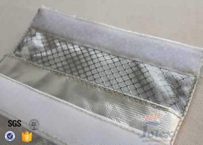 Chine Tissu enduit de silicone de fibre de verre à l'intérieur du petit sac ignifuge 28 x 31cm d'argent à vendre