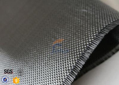 China A prata do Weave liso chapeou a tela da fibra do carbono da tela 3K 240g para a decoração de superfície à venda