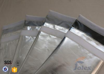 China Envelopes não sarnentos à prova de fogo do malote da prata 1022°F do saco 17X27CM do documento para o dinheiro à venda