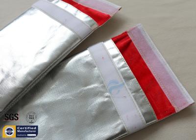 中国 滑らかな耐火性袋文書1022℉の耐火性の袋のガラス繊維の銀 販売のため