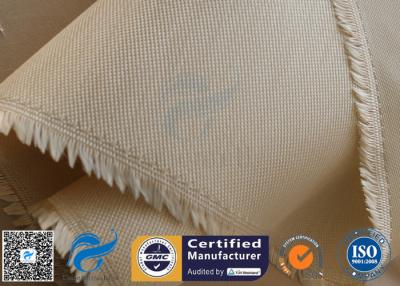 China Brown 800℃ 600g Satin Silica Fabric Fiberglass High Temperature Cloth Durable for sale