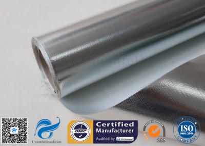 China 0.43mm Reflective Aluminium Foil Fabric Fibreglass 3732 480g/M2 for sale