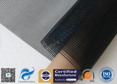 China Black PTFE Coated Fiberglass Mesh Fabric 580GSM 4M Wide Conveyor Belt Sealing for sale