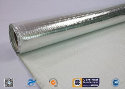 China Una tela revestida reflexiva de la fibra de vidrio del papel de aluminio del calor lateral en venta