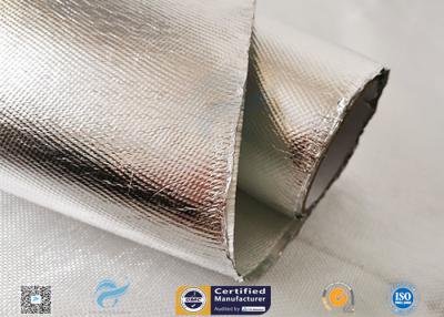 Chine Revêtement enduit de papier aluminium de thermocollage de tissu d'argent industriel de tuyau à vendre