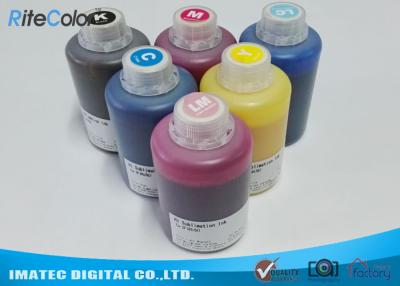 China Tinta de la transferencia de calor de la sublimación del tinte de la cabeza de la impresora DX-7 para la camiseta que imprime 1.1kgs por la botella en venta