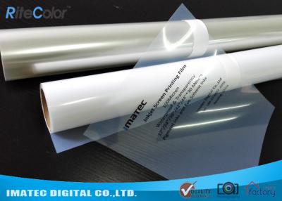 China Milky Transparent Inkjet Screen Printing Film Inkjet Plate Making Film 100 Micron for sale