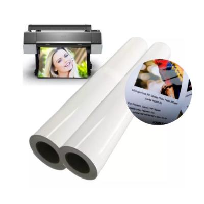 China Waterproof Resin Coated Photo Paper 260gsm Glossy Paper For Inkjet Printing for sale