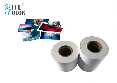 China Papel lustroso da foto de Minilab do papel da imagem, papel profissional branco 240gsm da foto de Mircorporous RC à venda