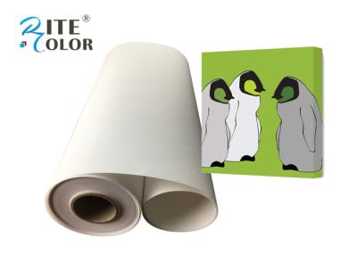 China Stretchable Inkjet Cotton Art Canvas Rolls Waterproof 360gsm For Pigment Dye Ink for sale