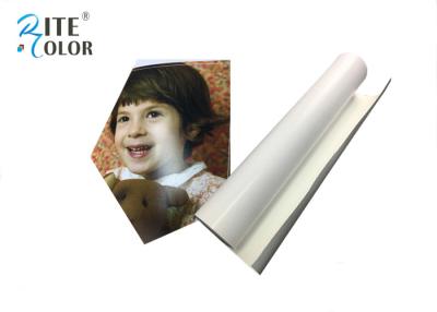 China Água - papel revestido baseado da foto da resina das tintas, papel largo do brilho da foto do Inkjet 240Gsm do formato à venda