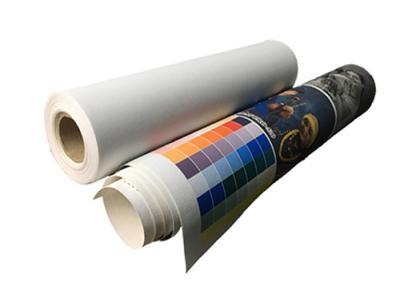 China Digital Inkjet Waterproof Polyester Fabric Roll Matte Surface for sale