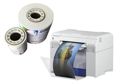 China Papel lustroso 240gsm impermeável da foto de Minilab do Inkjet de RC para a impressora seca do laboratório de Fuji à venda
