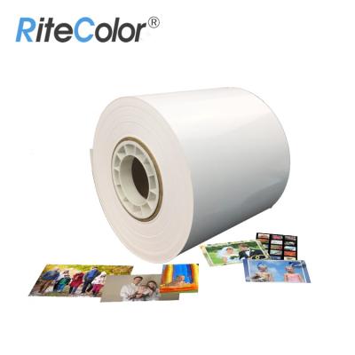 China Inkjet Printing Luster Dry Resin Coated Photo Paper Roll For Fujifilm Printers for sale