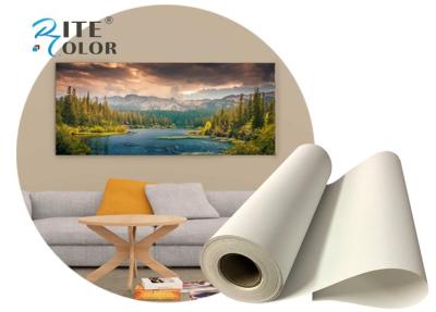 China Water Based Printing Inkjet Poly Cotton Canvas Roll 320gsm Matte Waterproof for sale