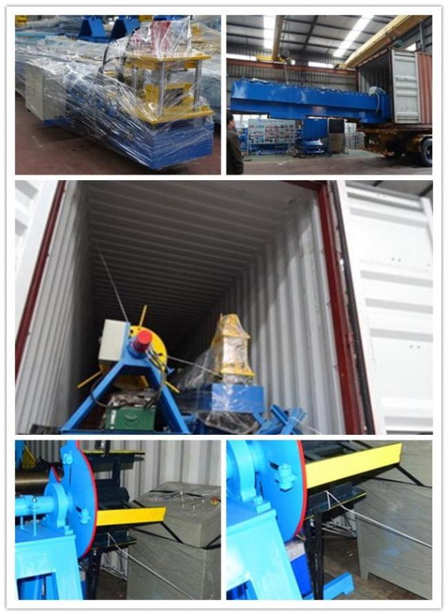 square and round metal downspout roll forming machine / steel downpipe roll forming machine
