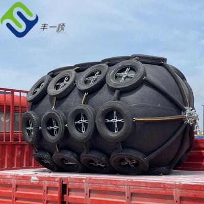 China Used For Cargo Ship With Air Filled Rubber Ship Fender / Marine Rubber Fender for sale