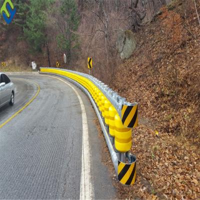 China Polyurethane Roller Safety Barrier Guard Rail For Highway Tunnel Bridge for sale
