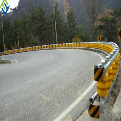 China Safety Roller Guard Rail Rolling Crash Barrier Guardrail Anti Corrosion for sale