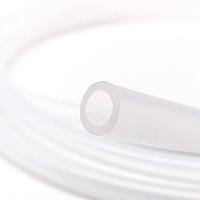 China Medical Grade Clear Heat Resistant Thin Wall Soft Transparent Silicone Hose for sale