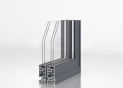 China Powder Coating Aluminium Sliding Door Extrusions With ROHS / SGS Approval for sale