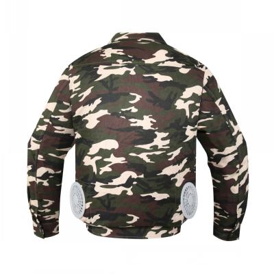 China Camouflage Air Conditioned Outfit Portable Ac Jacket 3 Gear Speed for sale