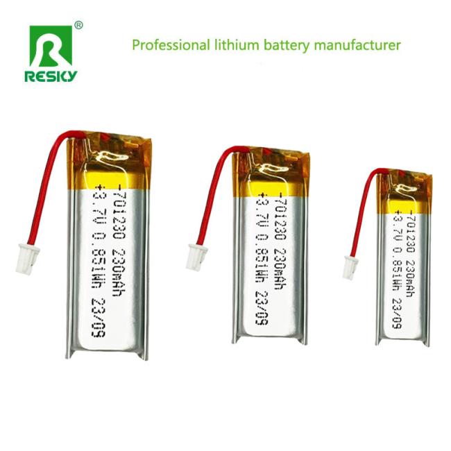 701230 Lithium Polymer Battery packaging