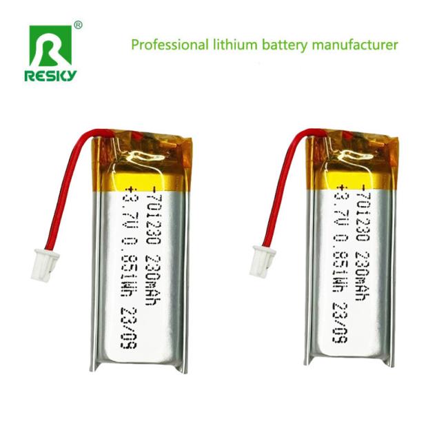 701230 Lithium Polymer Battery front view