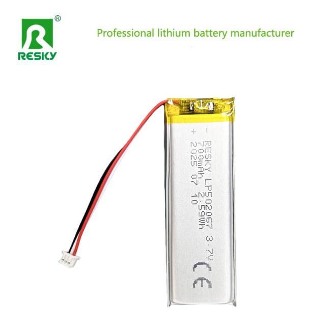 Power Lithium Battery 502065 - Top View