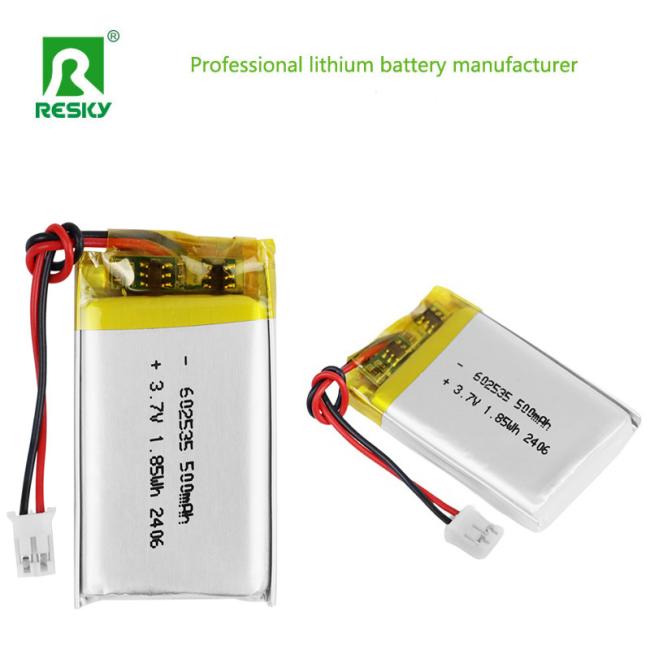 Lithium Polymer Battery Cell 602535 packaging