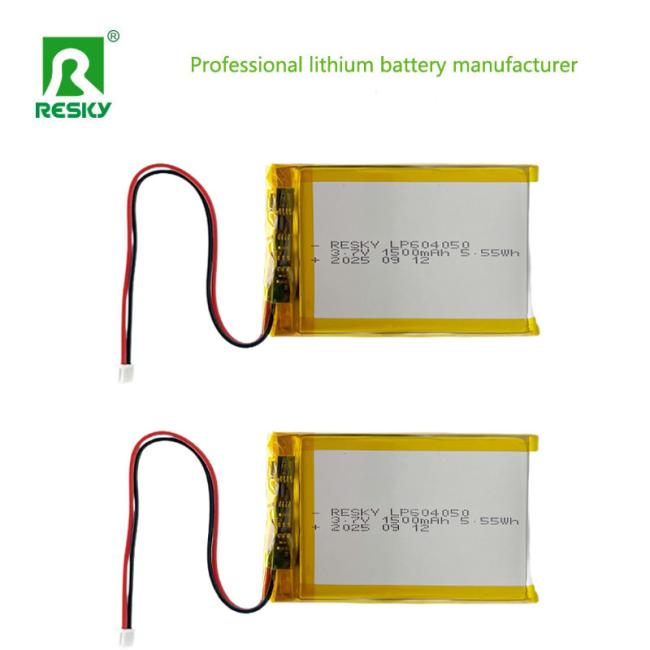 Lithium Polymer Battery Cell 604050 front view