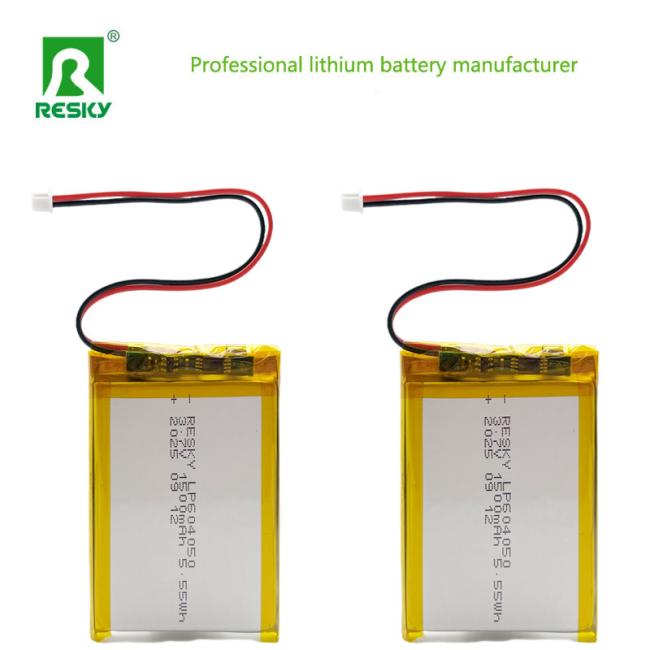 Lithium Polymer Battery Cell 604050 with measurement