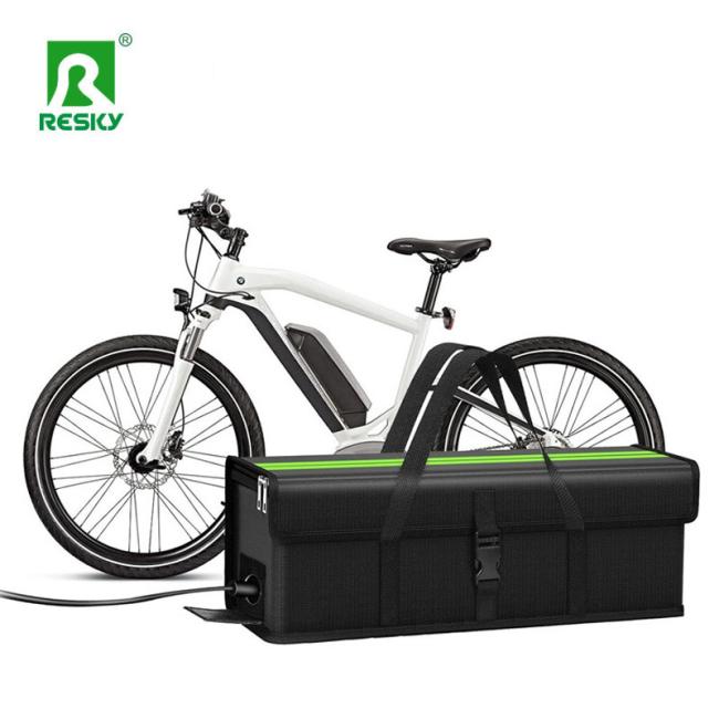 Explosion-proof battery charging storage bag - size comparison