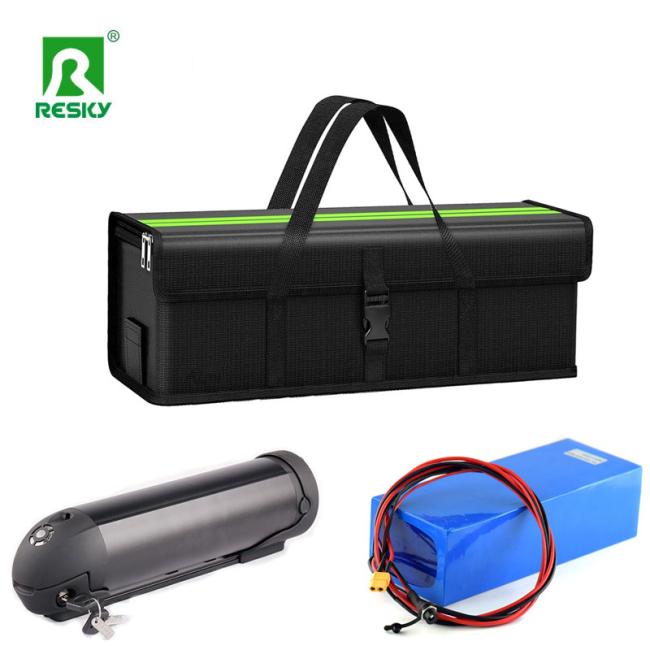 Explosion-proof battery charging storage bag - front view