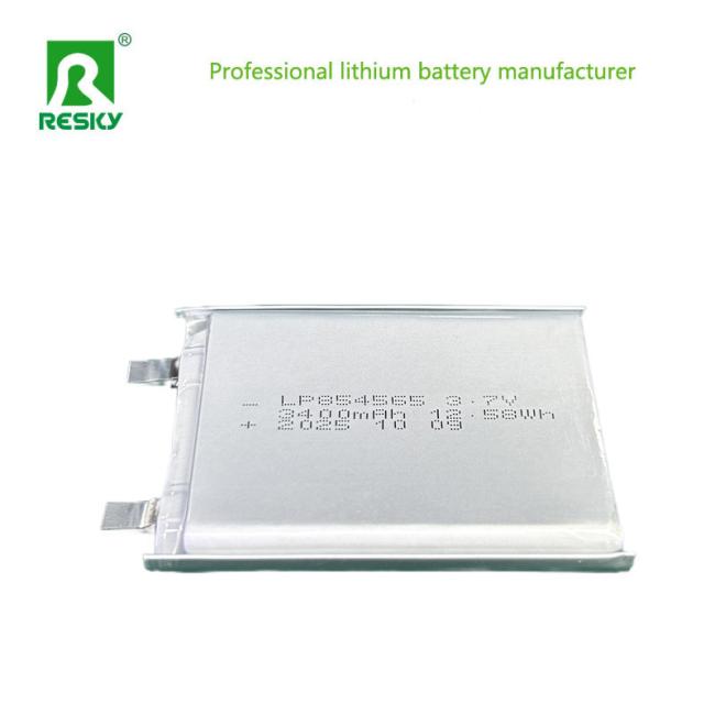 Power Lithium Cell 854565 battery front view