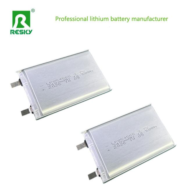Power Lithium Cell 854565 battery side view