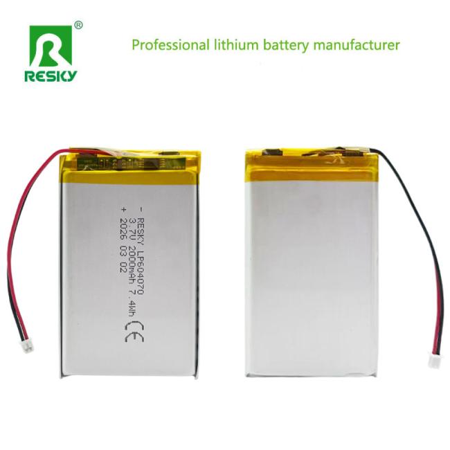 Lithium polymer battery cell 654065 technical specifications
