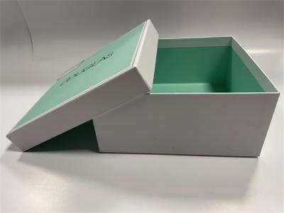 China Caja de embalaje de electrónica de estilo joven azul claro Caja de papel rígido personalizada en venta