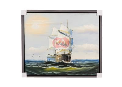 Chine Bateau coloré de scène de Venise d'illustration naviguant le paysage maritime de peintures à l'huile à vendre