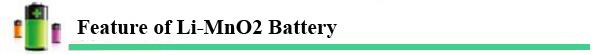 LITHIUM BATTERY LI-MNO2 BATTERY
