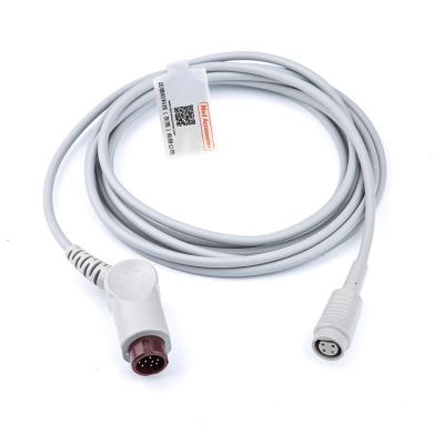 China Blood Pressure IBP Transducer Cable Reusable Multipurpose HP To MR for sale