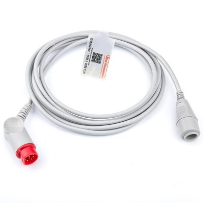 China ISO Multiscene Mindray IBP Cable , Reusable Blood Pressure Cable for sale