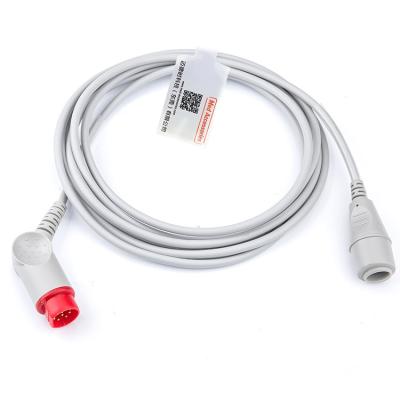China Soft 10 Pin IBP Adapter Cable Multiscene Portable Siemens To ED Transducer for sale