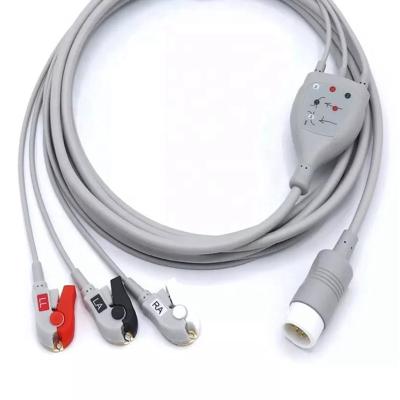 China Nontoxic TPU ECG Monitor Cable Multiscene For Patient Machine for sale